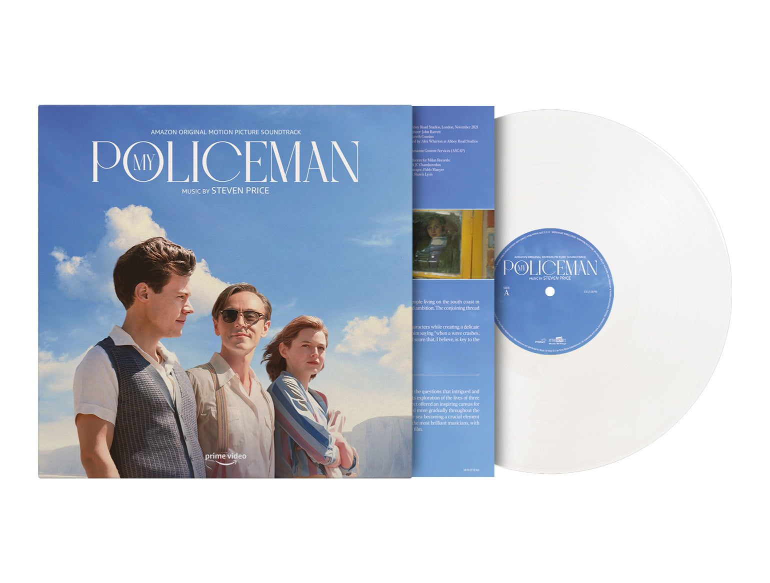 MY POLICEMAN (OST) – MUSIC BY STEVEN PRICE (CRYSTAL CLEAR VINYL)