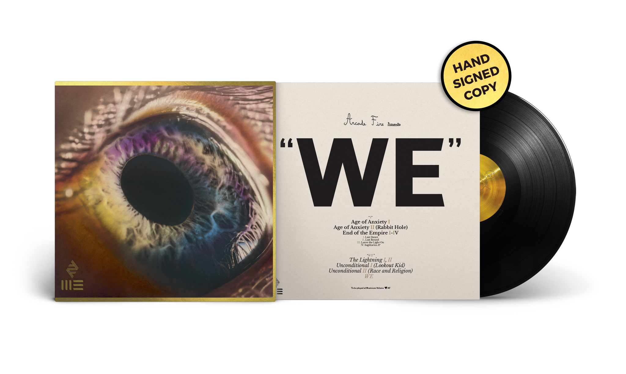 ARCADE FIRE - WE (SIGNED POSTCARD EDITION)